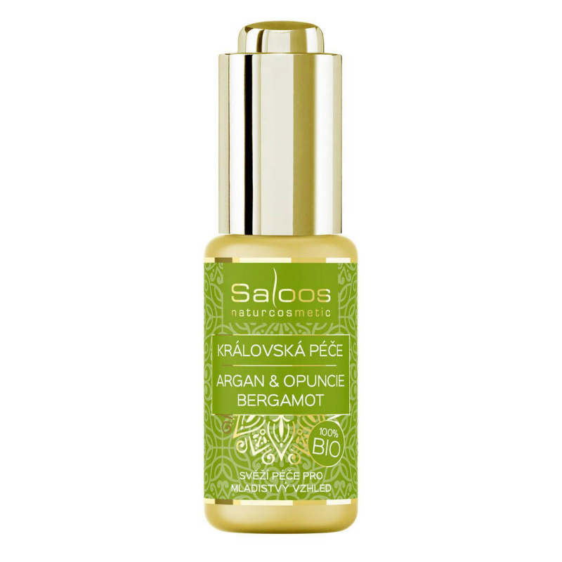 Saloos Argan & Opuncie – Bergamot 100% bio 20 ml | Bio královská péče