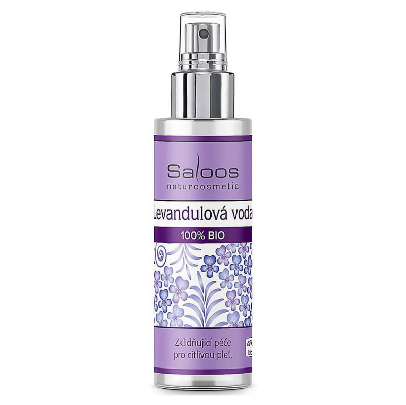 Saloos Levandulová voda 100% bio | Květinové pleťové vody Objem: 100 ml