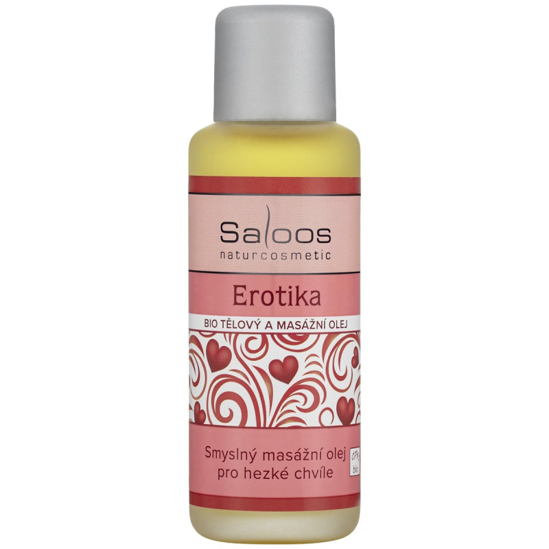 Tělový a pleťový masážní olej Erotika SALOOS Naturcosmetics 50ml