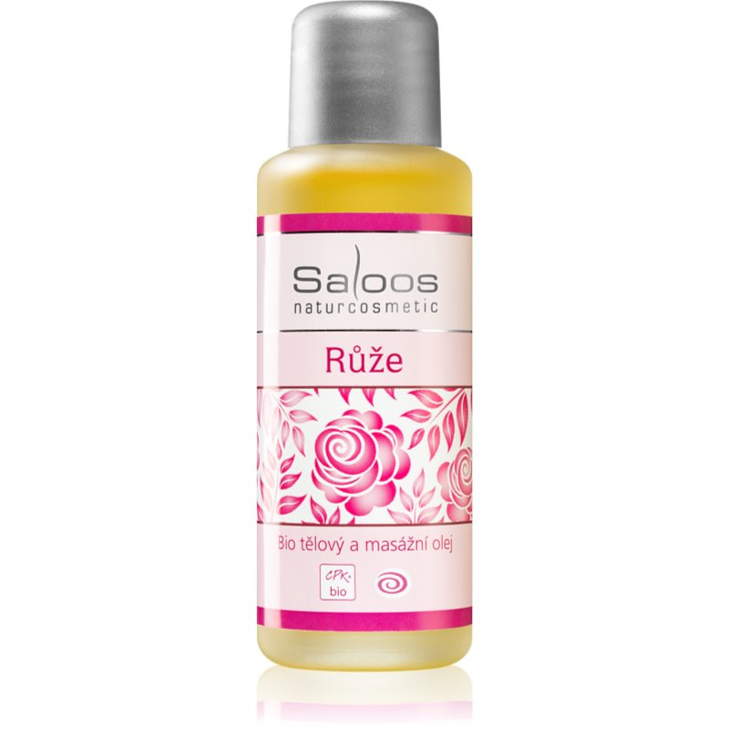 Masážní olej Růže BIO SALOOS Naturcosmetics 50 ml