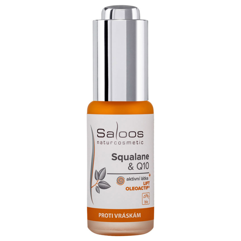 Rostlinný elixír BIO Squalene + Q10 SALOOS Naturcosmetics 20 ml