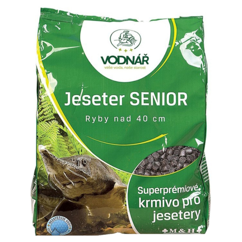 VODNÁŘ Jeseter Senior krmivo pro ryby 0,5 kg