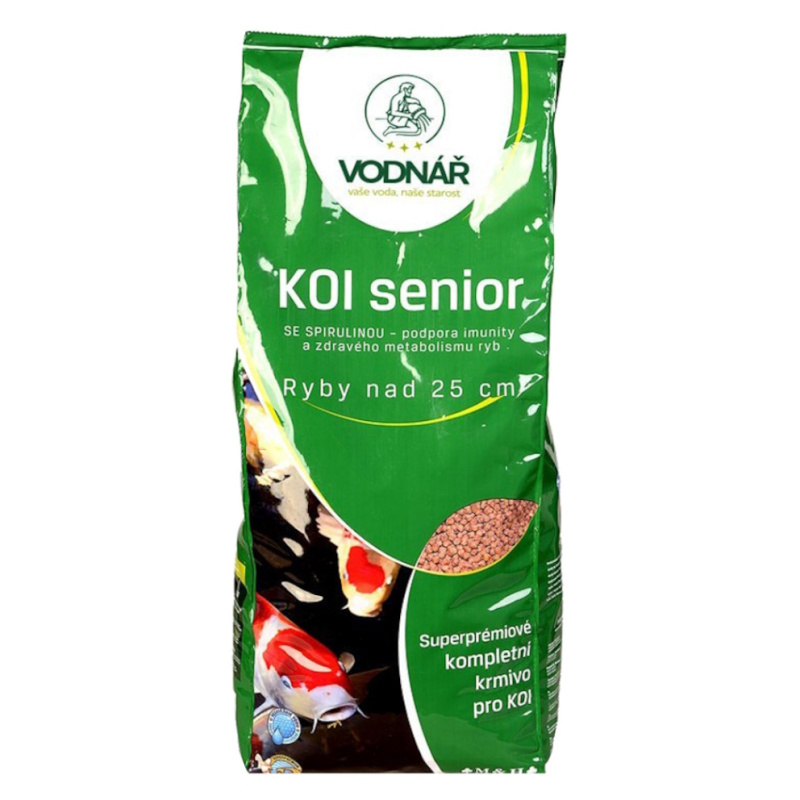 VODNÁŘ KOI Senior krmivo pro ryby 4 kg