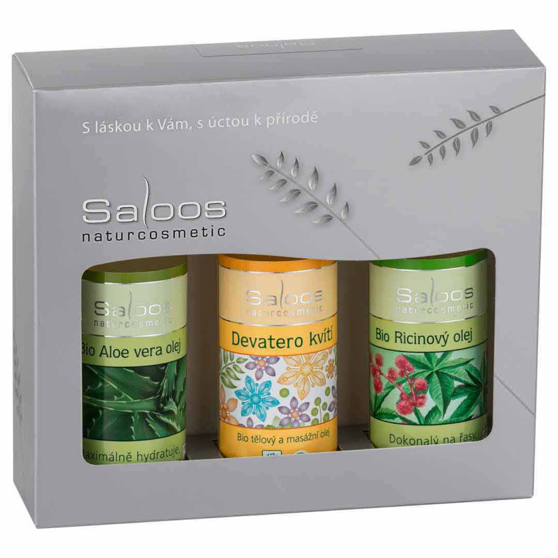 Saloos Ricin & Aloe vera & Devatero kvítí 1 kazeta | Dárkové kazety