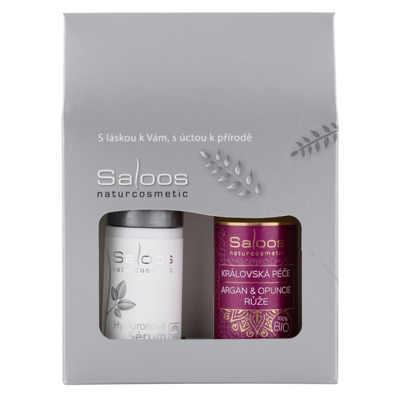 Saloos Růže & Hyaluronové sérum 1 kazeta | Dárkové kazety