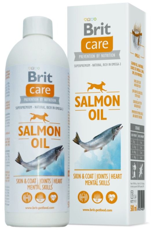 Brit Care Lososový Olej Pro Psy 500 ml