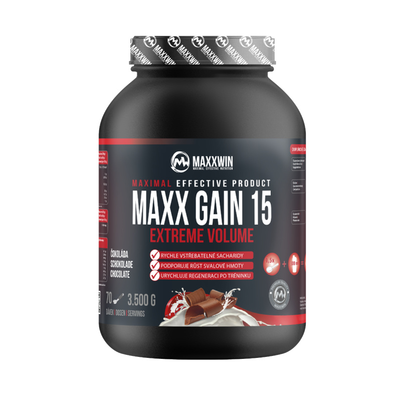 MAXXWIN Maxx Gain 15 3500g - čokoláda