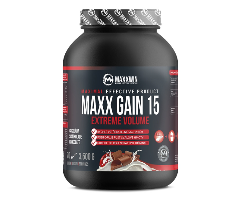 MAXXWIN Maxx Gain 15 3500g - čokoláda