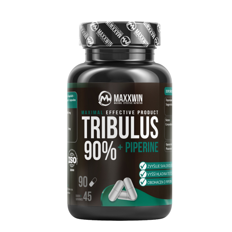 MAXXWIN Tribulus 90% + piperine 90 kapslí