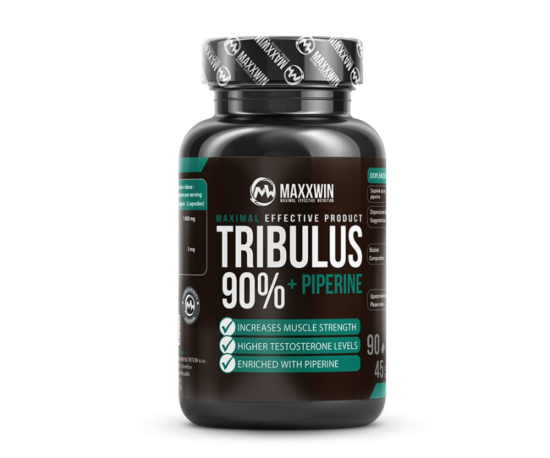 MAXXWIN Tribulus 90% + piperine 90 kapslí