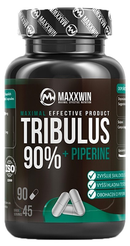 MAXXWIN Tribulus 90% + piperine 90 kapslí