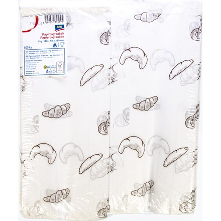 aro Sáčky 1 kg 120  50 x 280 mm papírové 500 ks