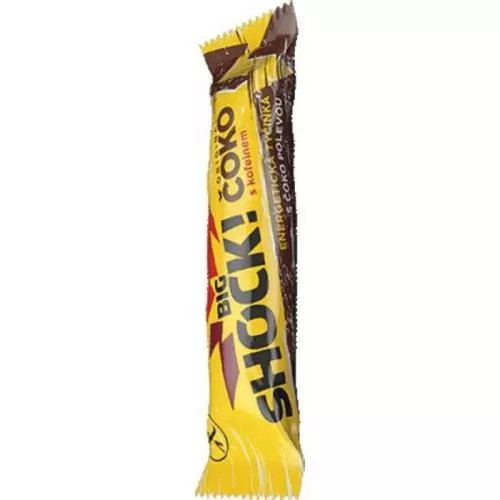 Big Shock! - energetická tyčinka s kofeinem - Čoko, 65 g