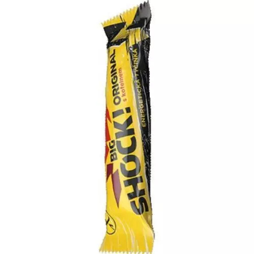 Big Shock! - energetická tyčinka s kofeinem - Originál, 65 g