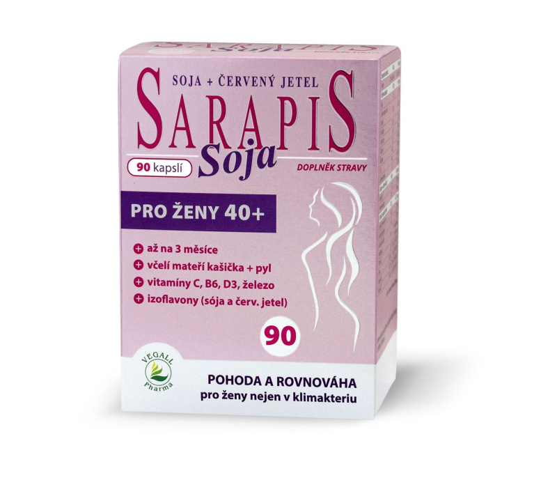 VEGALL Sarapis Soja, 90kapslí