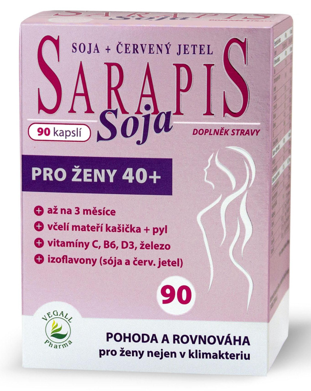 VEGALL Sarapis Soja, 90kapslí