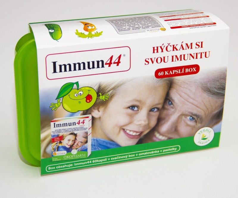 IMMUN44 Box s dárkem 60 kapslí