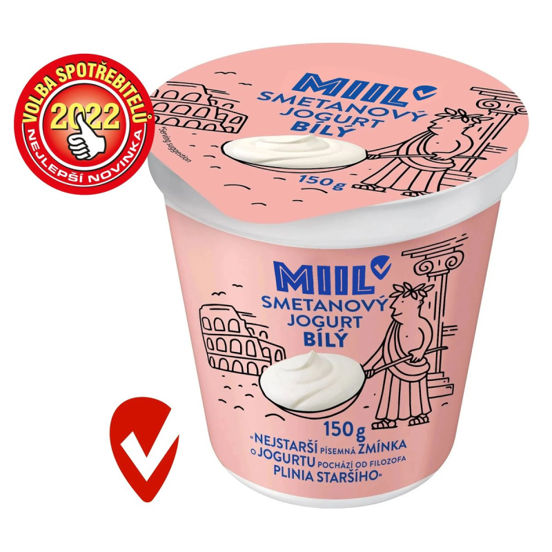 Miil Smetanový jogurt bílý 10 % tuku