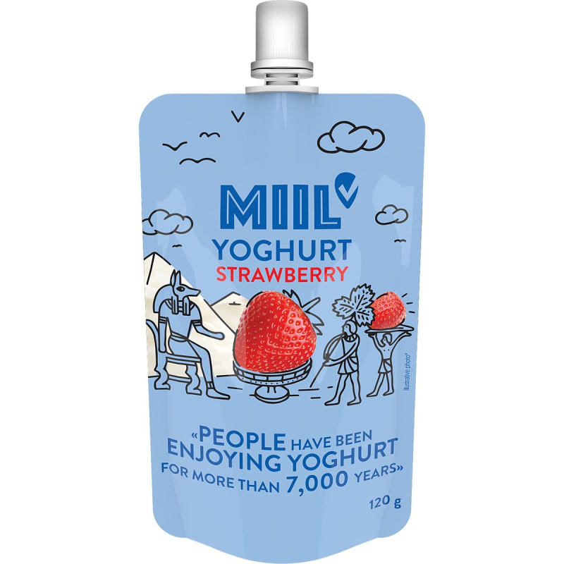 Miil Krémový jogurt jahoda, kapsička