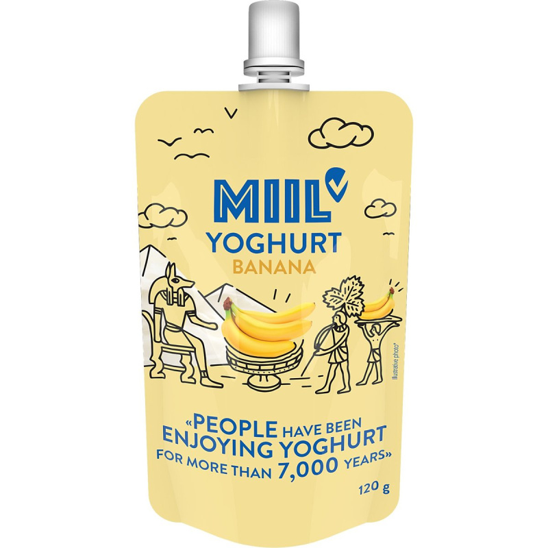 Miil Krémový jogurt banán, kapsička