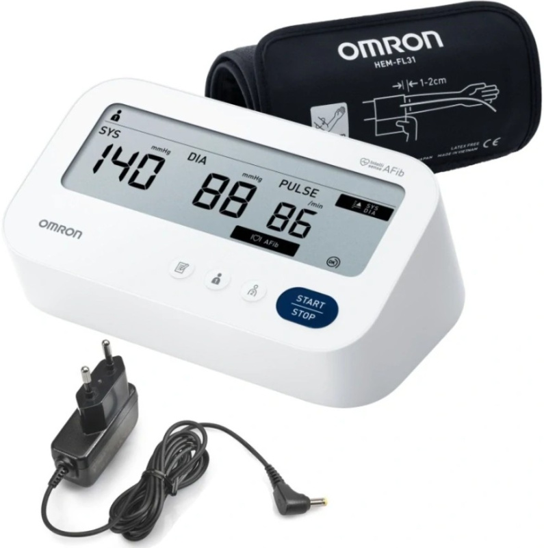 OMRON M3 Comfort AFib tonometr + adaptér