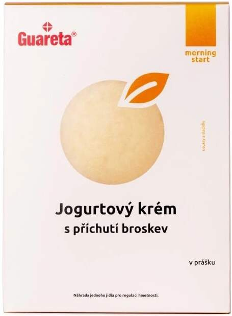 GUARETA Jogurtový krém v prášku Broskvový 3 porce