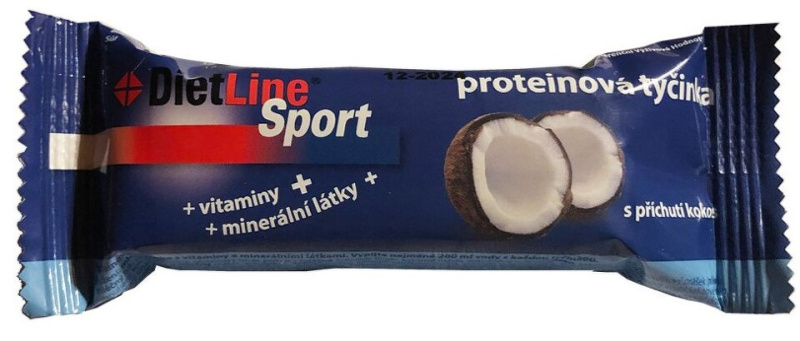 DietLine Sport proteinová tyčinka kokos 46g