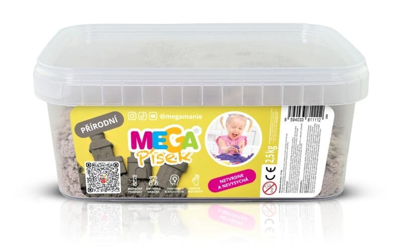 MEGApísek - přírodní 2,5 kg