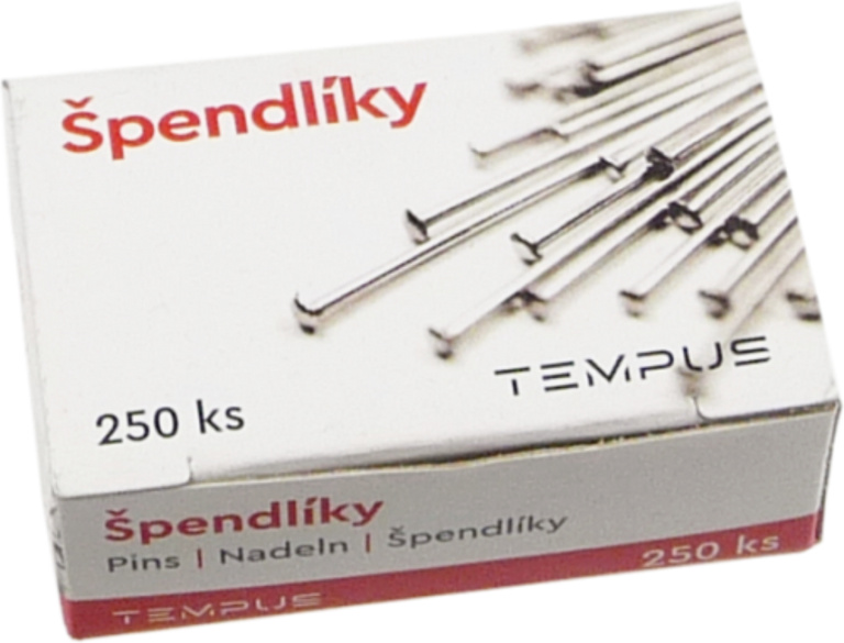 Špendlíky Tempus 28 mm 250 ks