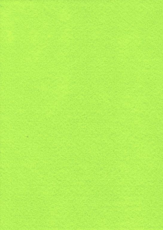 Dekorační filc A4 - fluo-žlutozelený (1 ks)