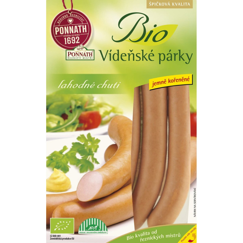 Ponnath BIO Vídeňské párky