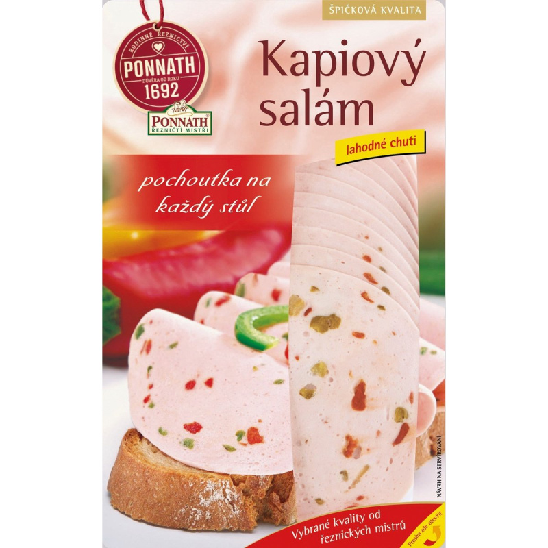 Ponnath Kapiový salám krájený
