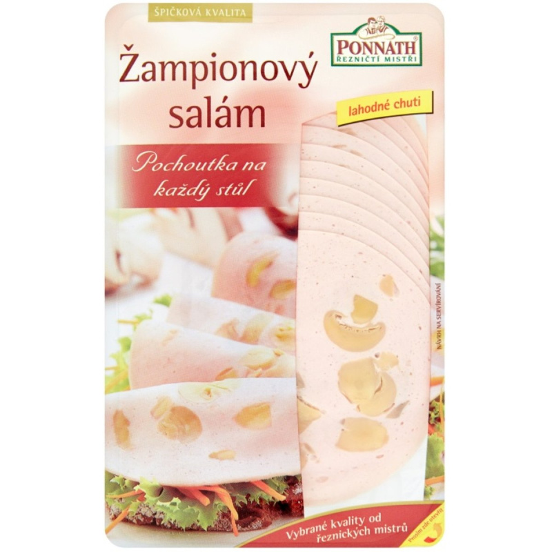 Ponnath Žampionový salám krájený
