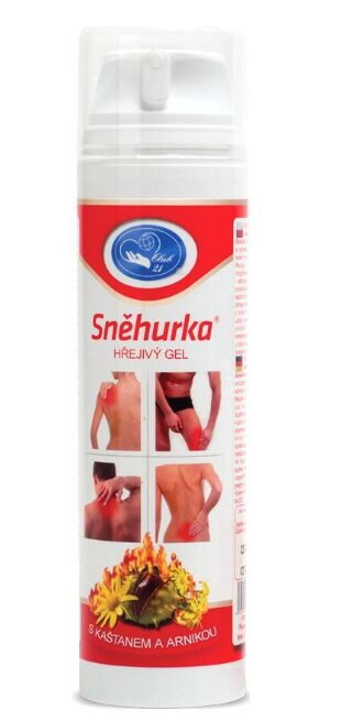 SNĚHURKA Hřejivý gel s kaštanem a arnikou 200 ml