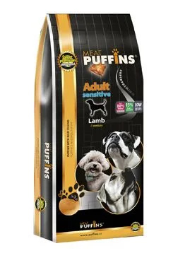 Puffins Adult s jehněčím masem 1 kg