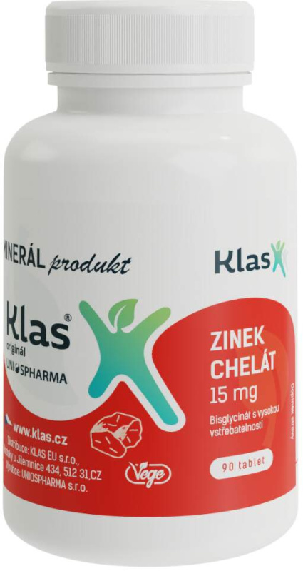 Klas Zinek chelát 90 tablet
