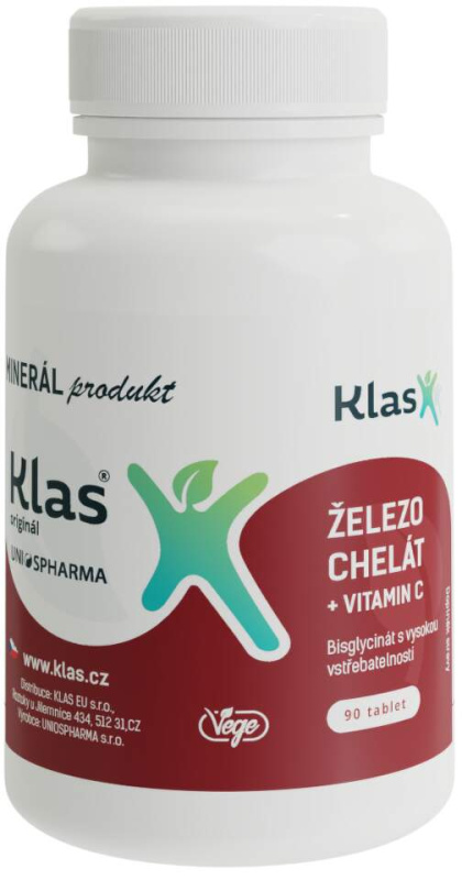Klas Železo chelát 90 tablet