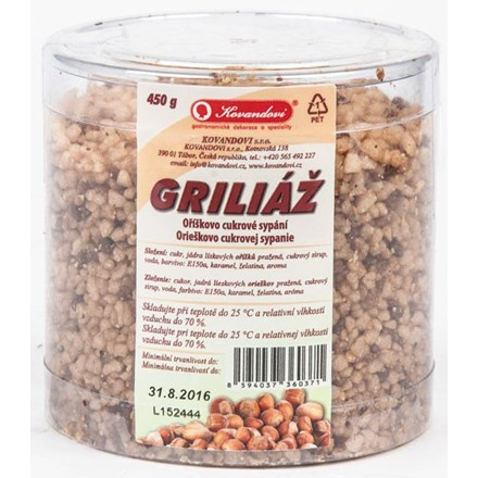 KOVANDOVI Griliáž (Griliáš) pro zdobení dortů 450 g