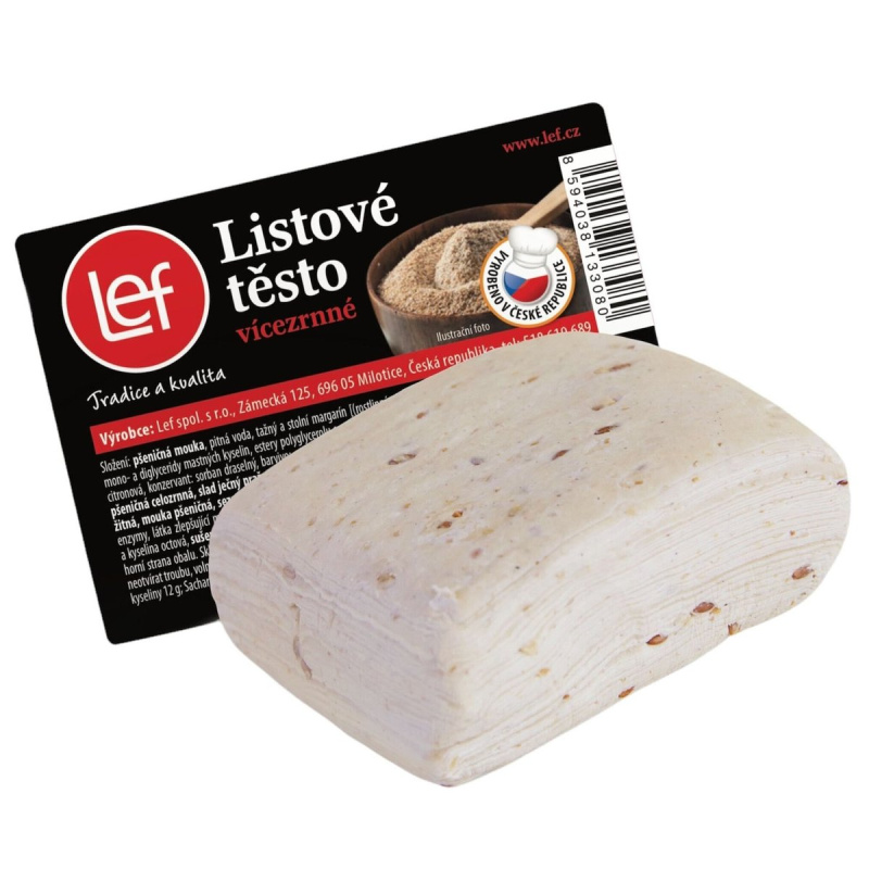 Lef Listové těsto vícezrnné