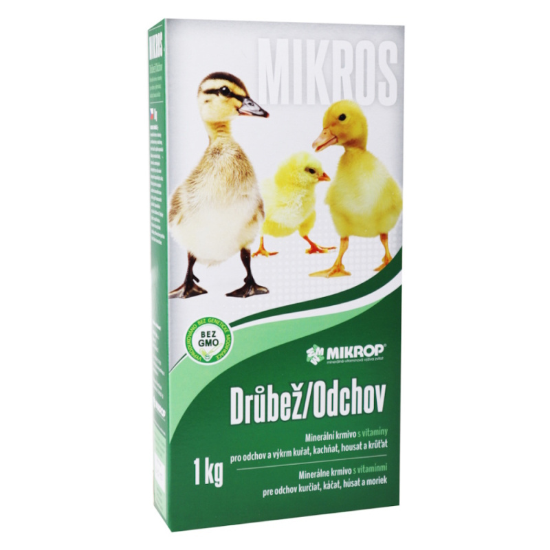 Mikros Drůbež s vitamíny plv krabička 1 kg