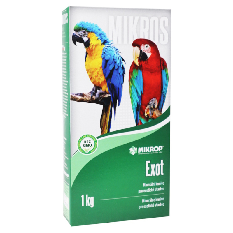 Mikros Exot pro papoušky plv 1 kg