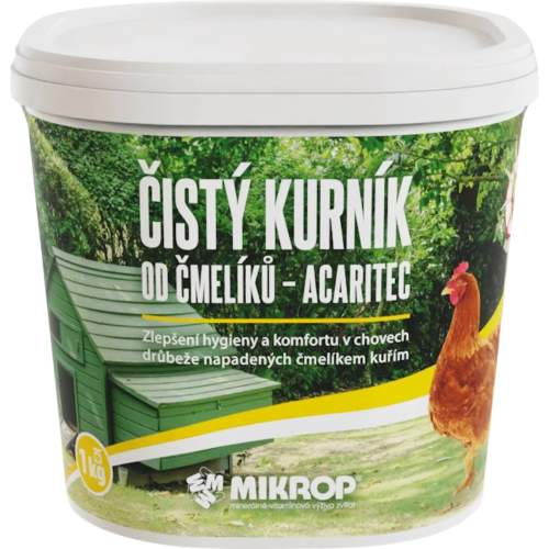 Mikrop Čistý kurník od čmelíků - Acaritec  1 kg