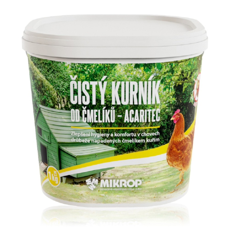 Mikrop Čistý kurník od čmelíků - Acaritec  1 kg