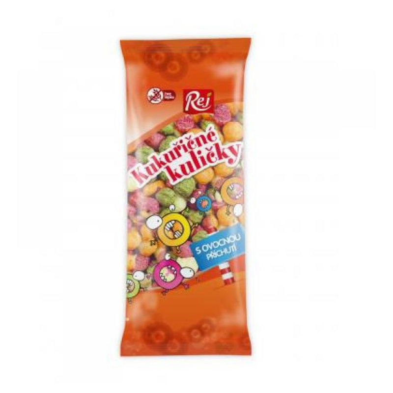 REJ Kukuřičné ovocné kuličky bezlepkové 45 g