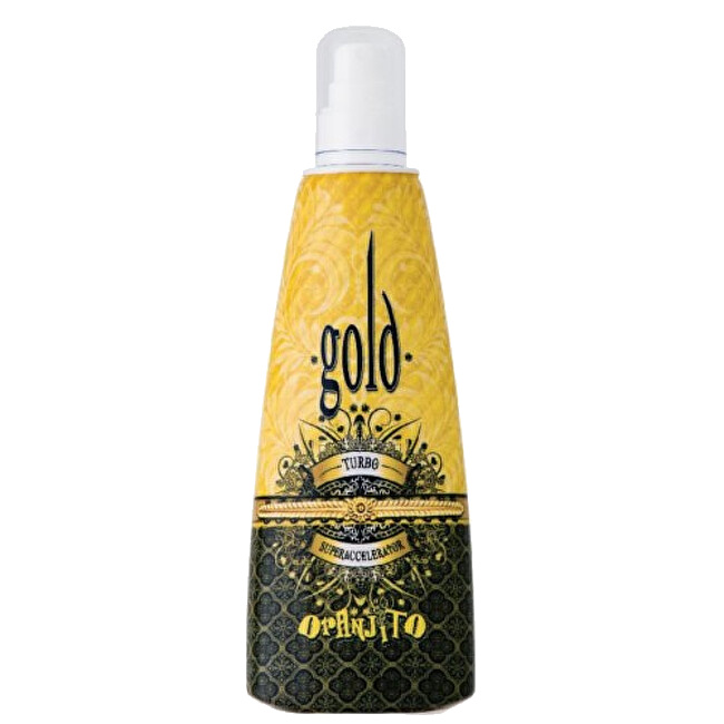 Oranjito Max. Effect Gold Turbo opalovací mléko do solária pro urychlení opalování 250 ml