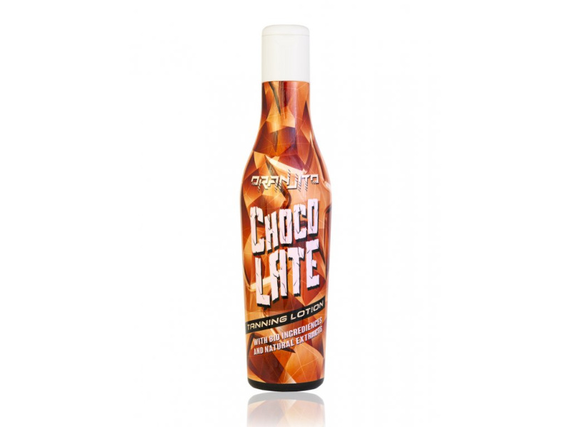 Oranjito Chocolate Bronze opalovací mléko do solária s biosložkami a urychlovačem opálení 200 ml