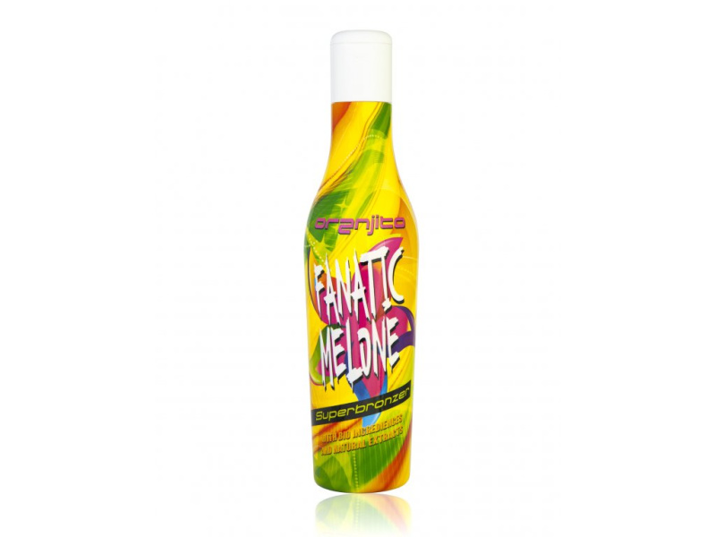 Oranjito Fanatic Melone Superbronzer opalovací mléko do solária s biosložkami a urychlovačem opálení 200 ml