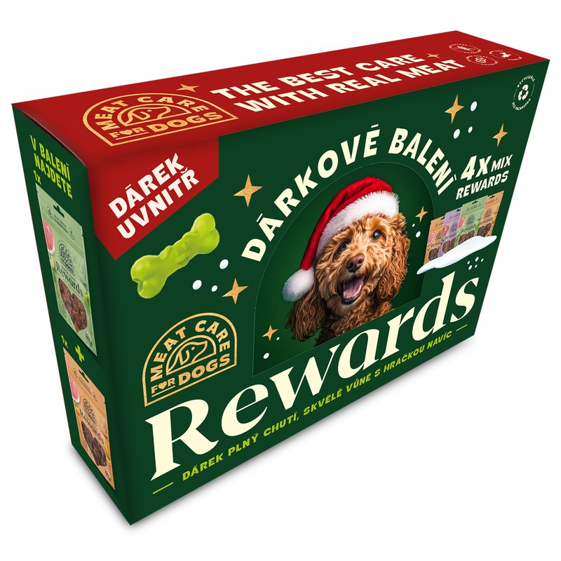 Meat Care Rewards dog snacks dárkové balení