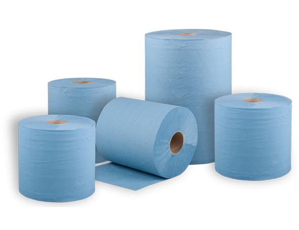 PrimaSoft IR V - Průmyslové role, 3-vr., rec., modrá, návin 288m (bal.1ks) 020505