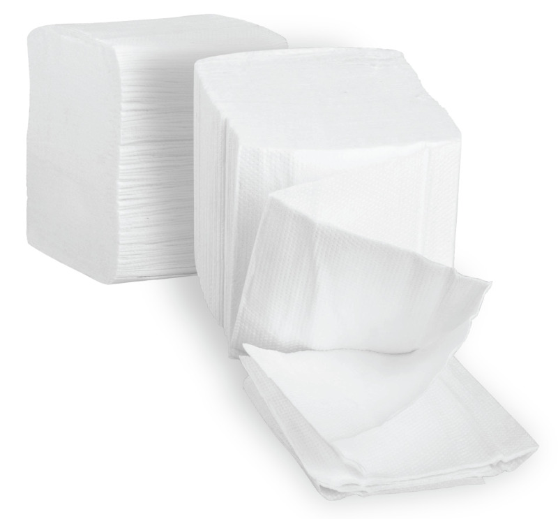 Skládaný toaletní papír Primasoft - 2vrstvý, bílý, 40x250 ks